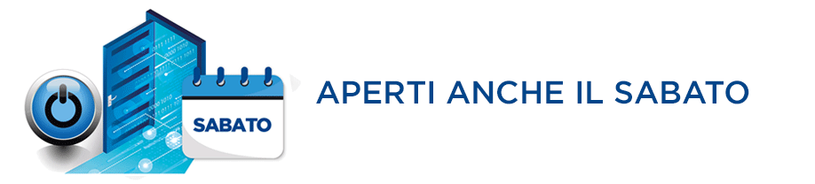 Aperti anche il sabato