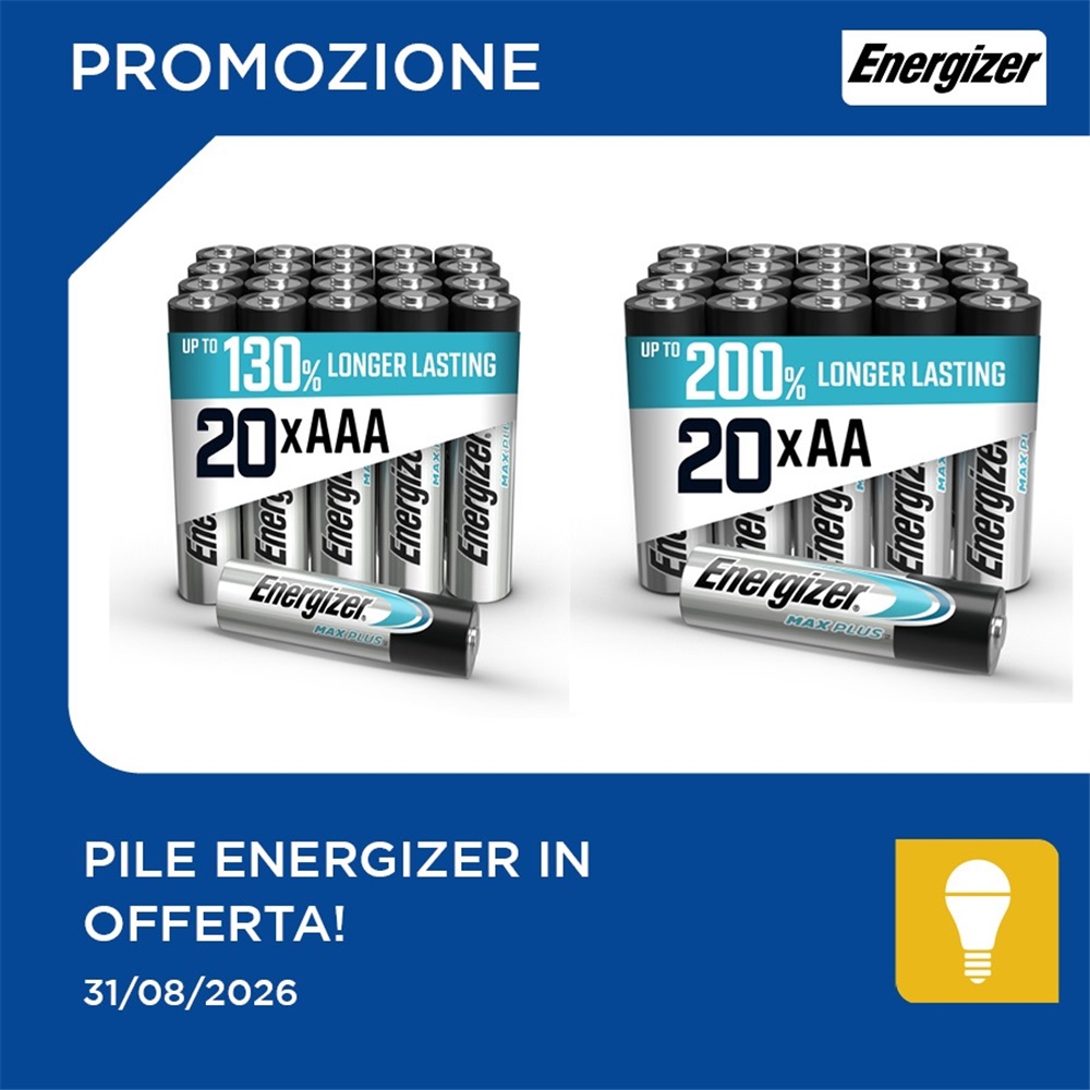 Pile Energizer in offerta!
