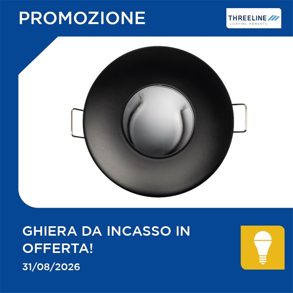 Ghiera da incasso threeline in offerta!