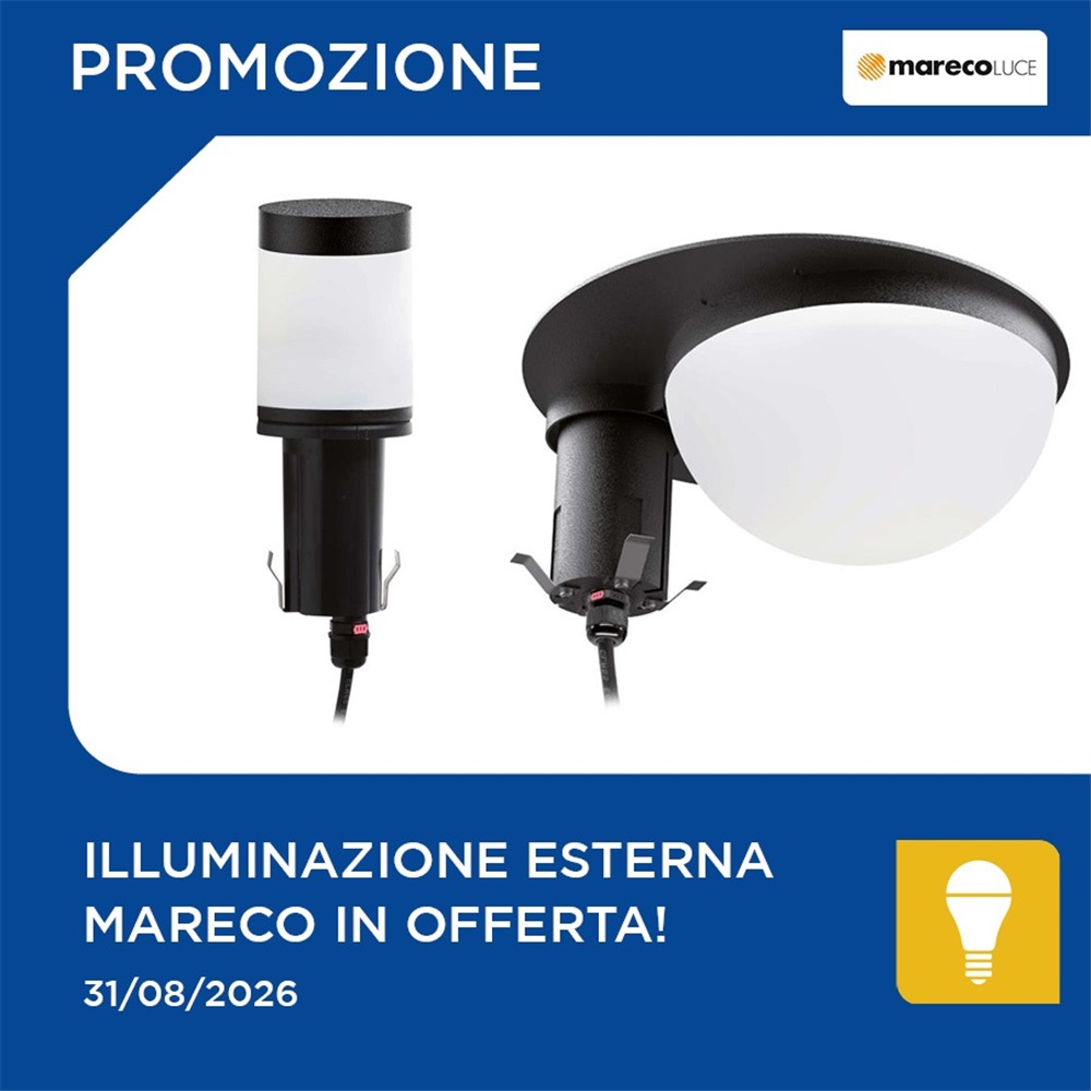 SOLO SU WEB illuminazione Mareco per ambienti esterni in offerta!
