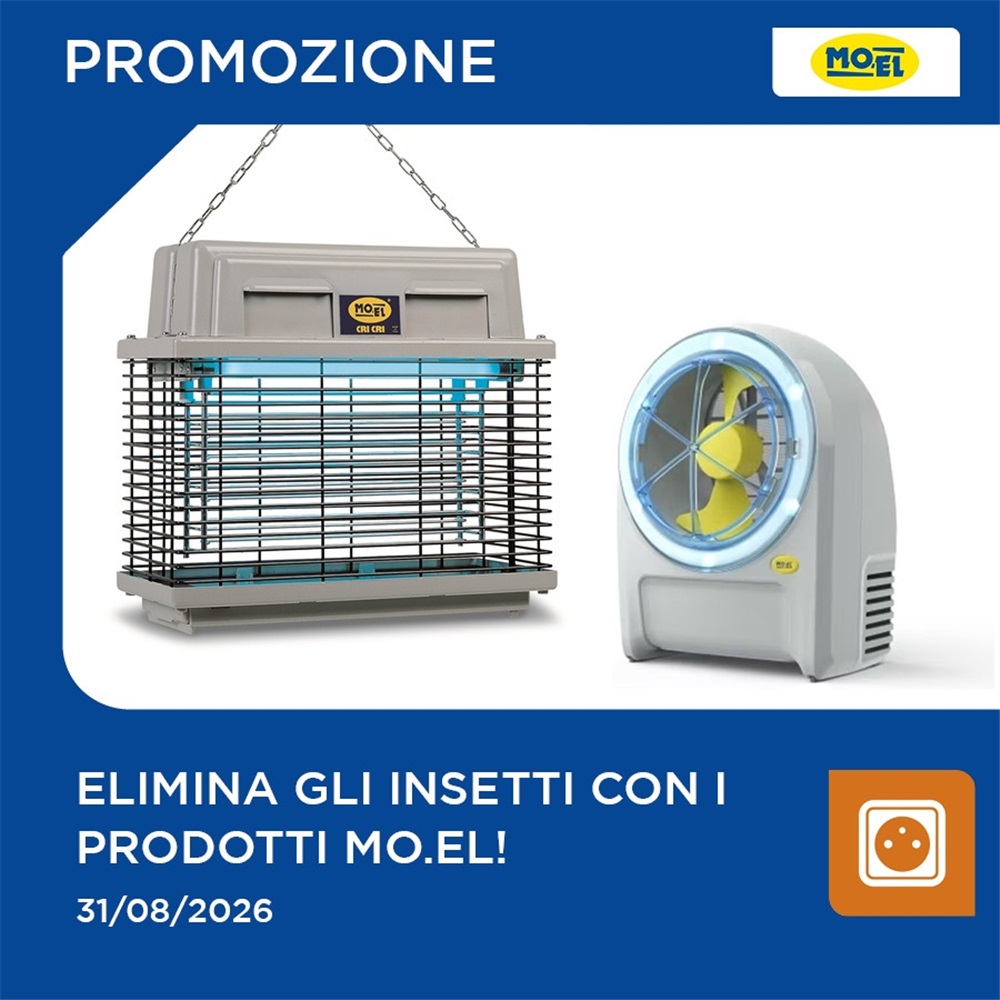 Sbarazzati degli insetti con le promo MO.EL!