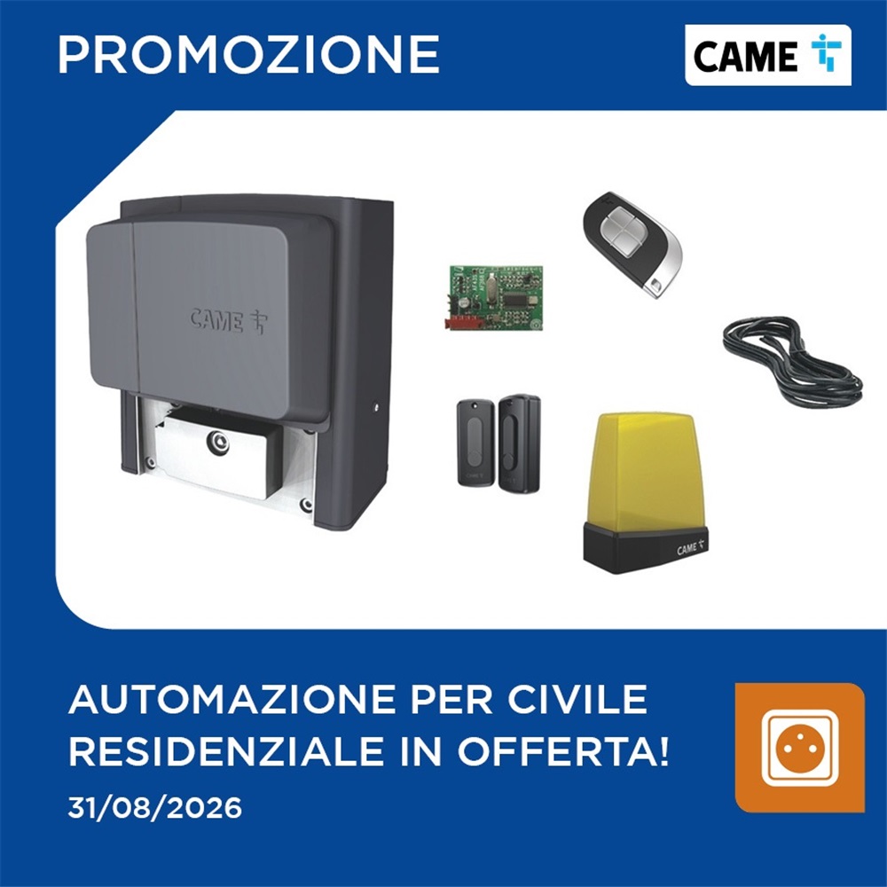 Soluzioni CAME per lautomazione domestica in offerta!