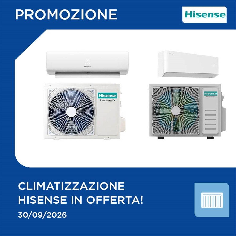 Climatizzazione Hisense per ogni esigenza in offerta!