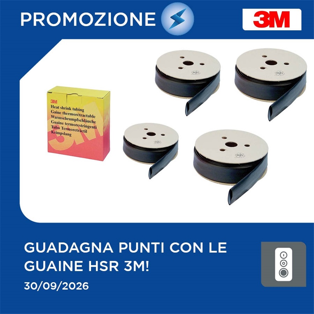 Guadagna punti Rexel Club con le guaine termorestringenti 3m!