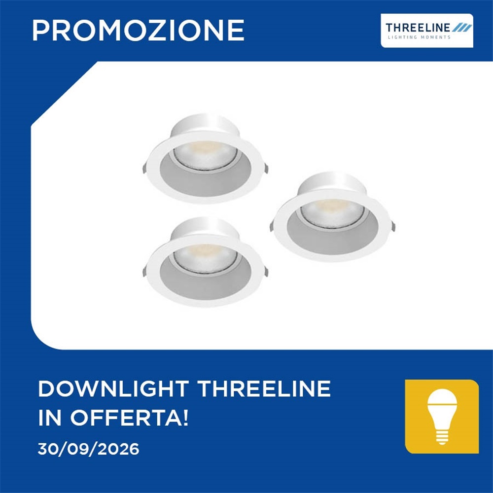 Downlight Threeline in promozione!