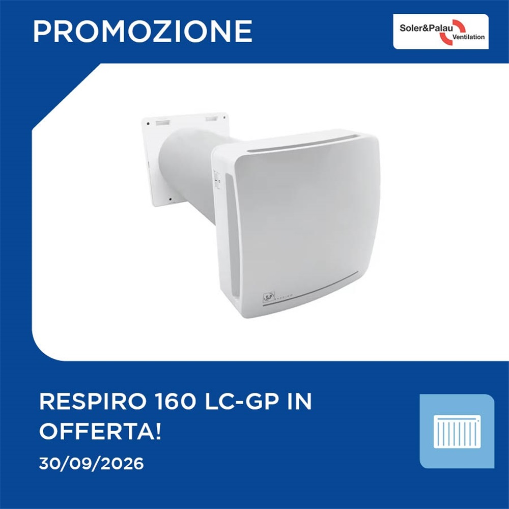 Ventilatore Respiro S&P in offerta!