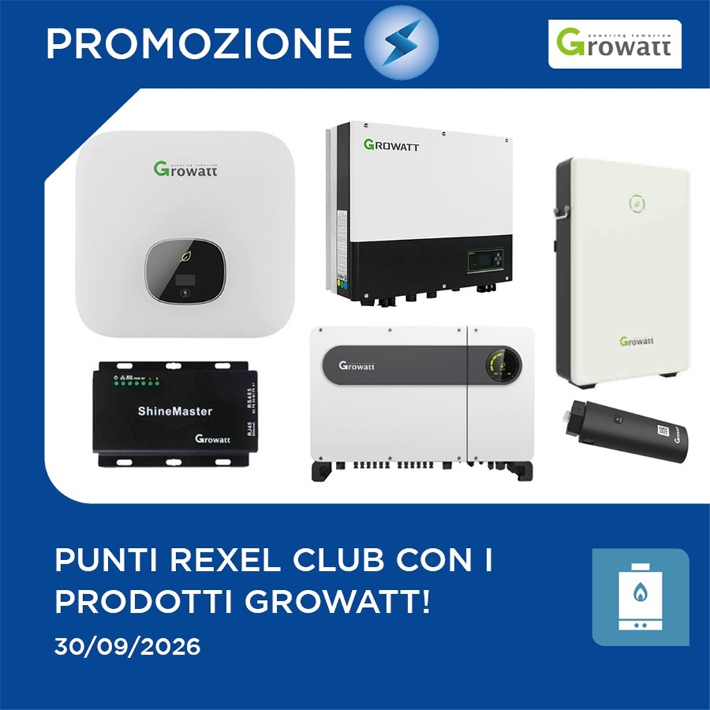 Guadagna punti Rexel Club con Growatt!