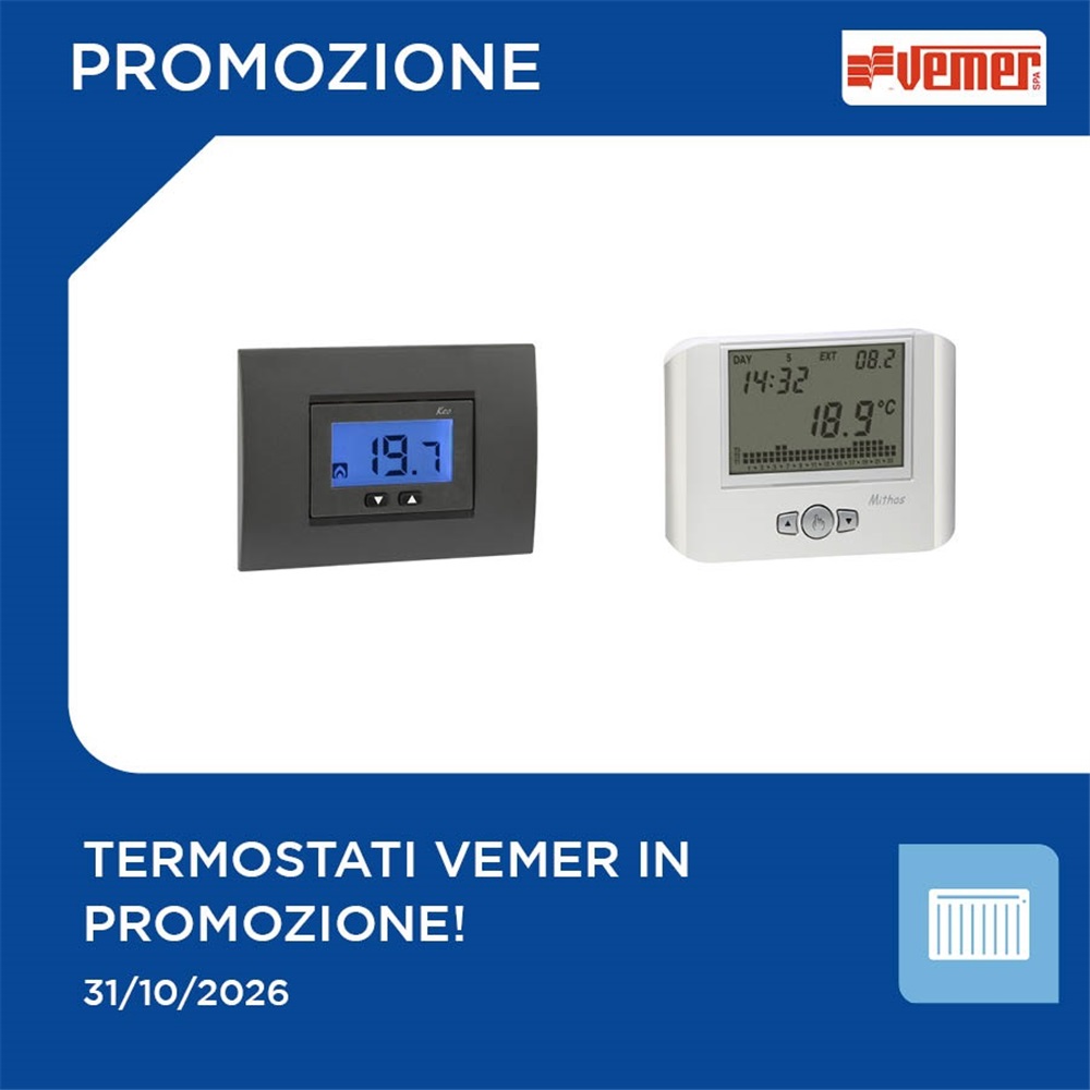 Monitora le temperature con i termostati Vemer!