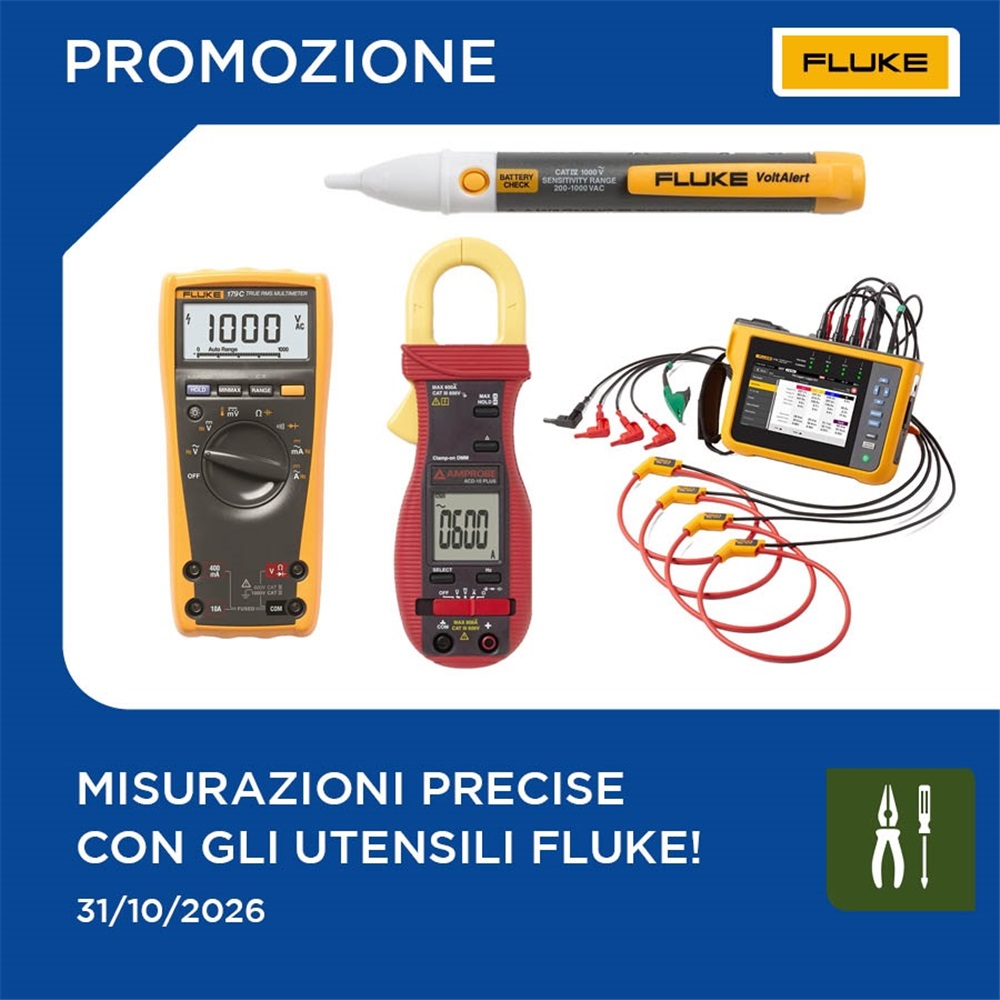 La precisione degli utensili Fluke a un prezzo vantaggioso!