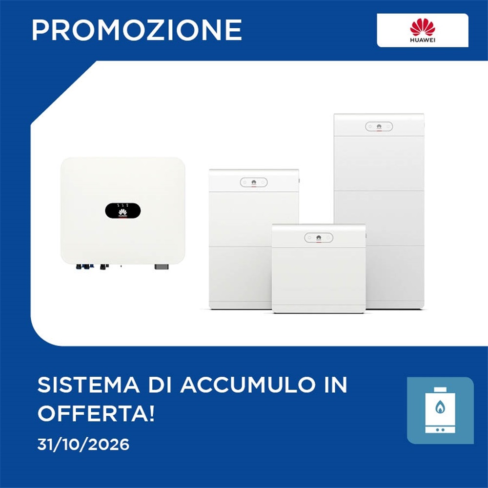 Sistema di accumulo LUNA2000 in promozione!