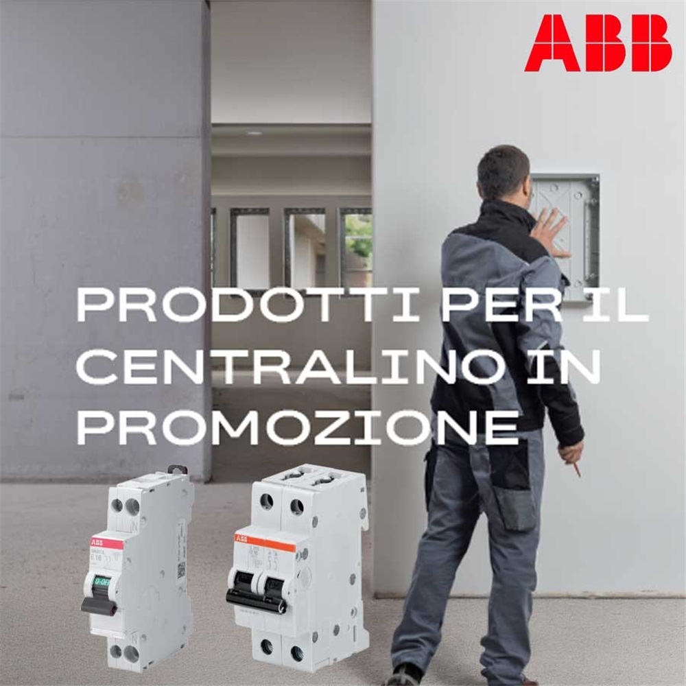Prodotti ABB per il tuo centralino in promozione a tempo limitato!