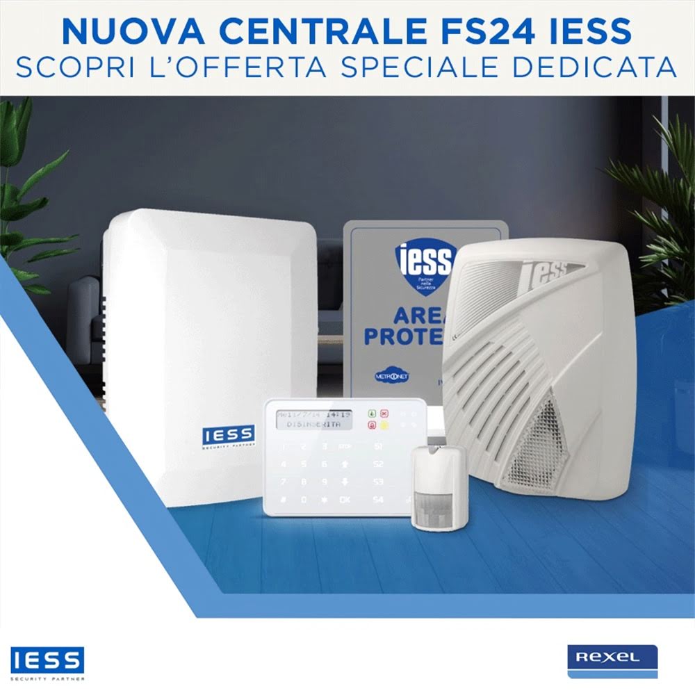 Nuova Centrale Antintrusione FS24 Iess