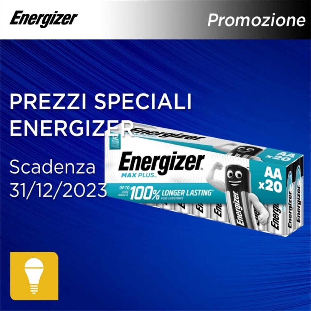Prezzi speciali sui prodotti Energizer!