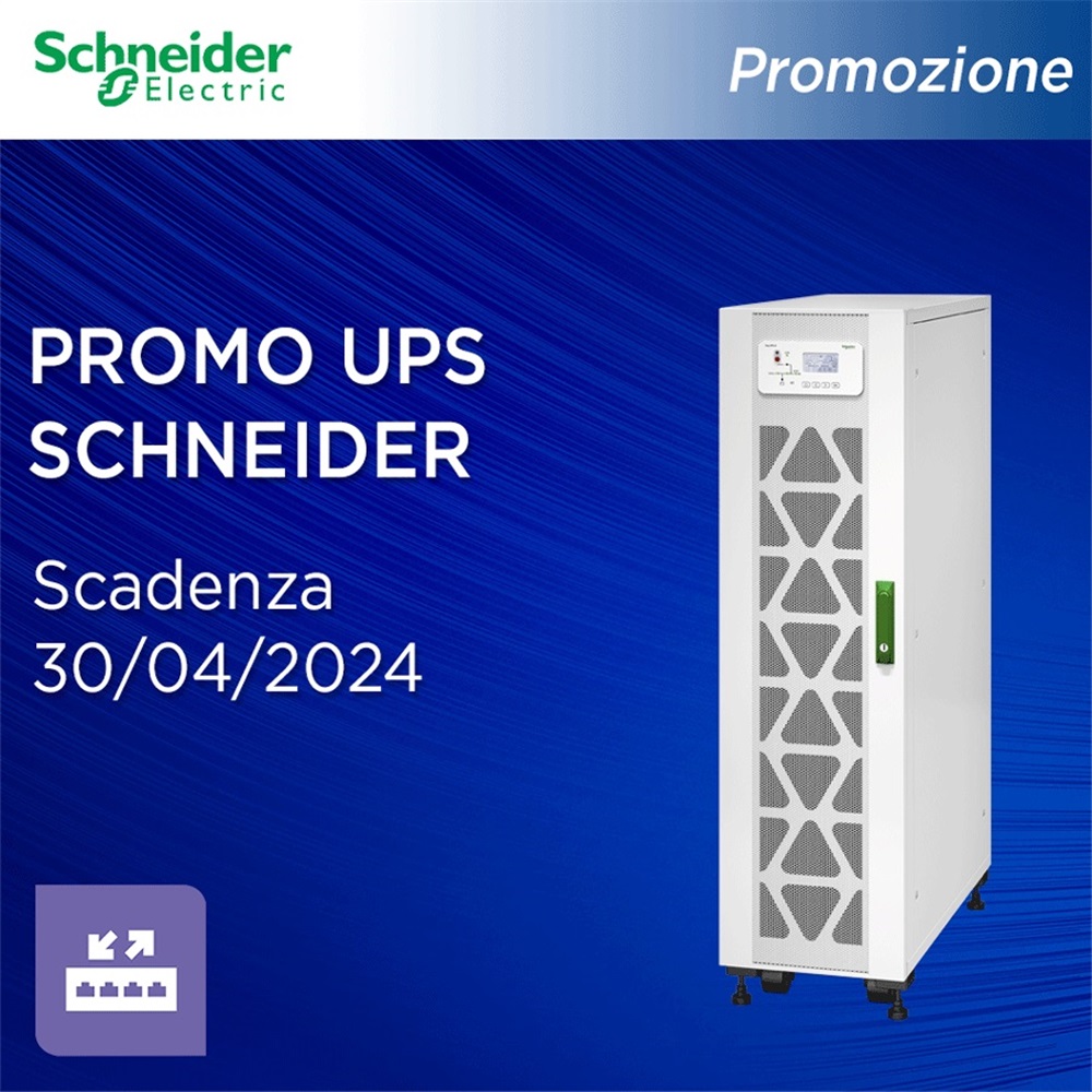 Scopri la potenza e laffidabilità degli UPS a marchio Schneider Electric in promozione!