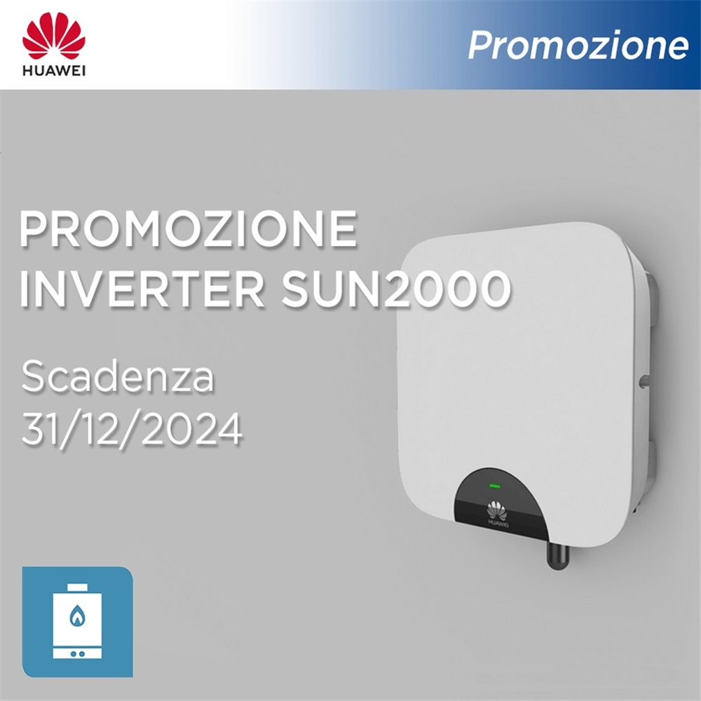 Imperdibile promozione sugli inverte SUN2000 a marchio Huawei!