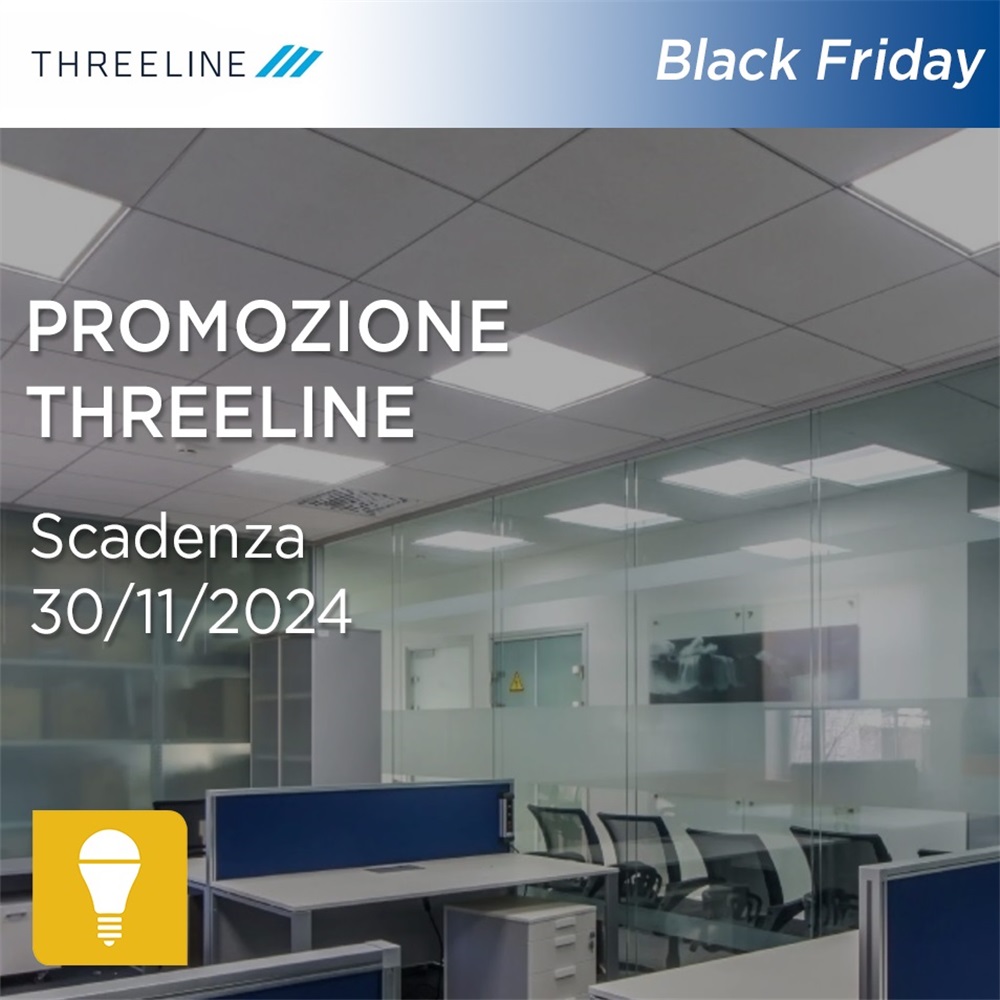 Black Friday sui prodotti  Threeline 