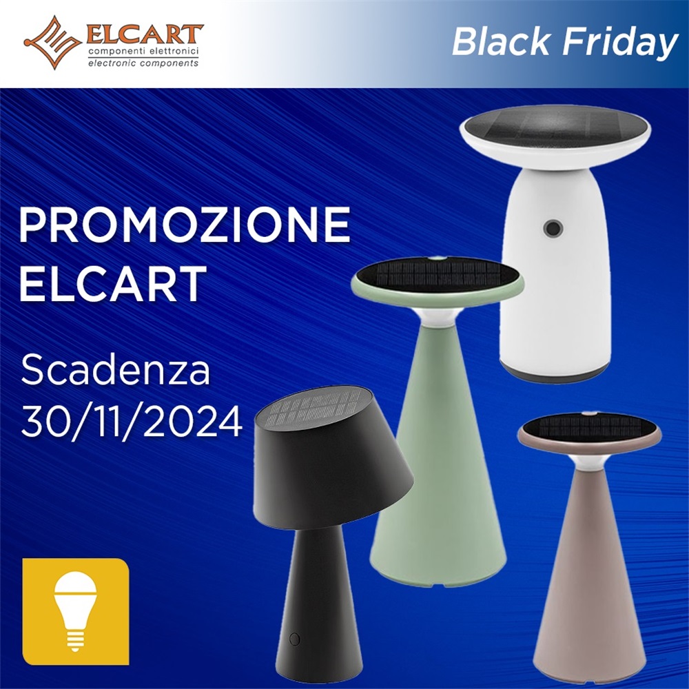 Risparmia con il Black Friday luminoso di Elcart