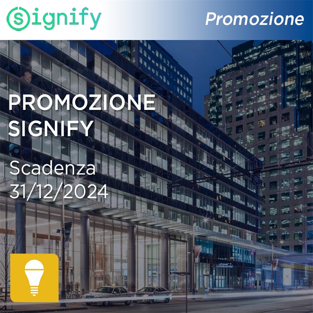 Brilla fino alla fine dellanno: Promo outlet Signify