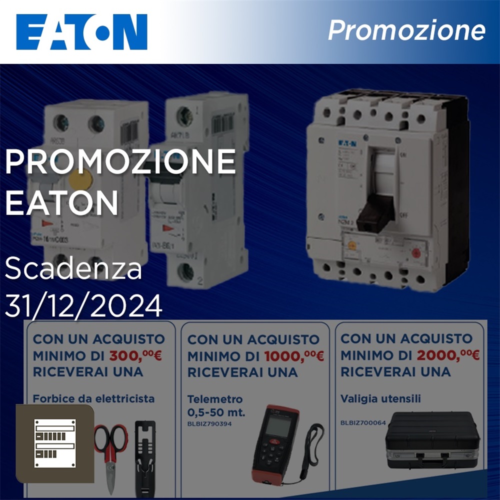 Promozione EATON: Regali Utili con i Tuoi Acquisti!