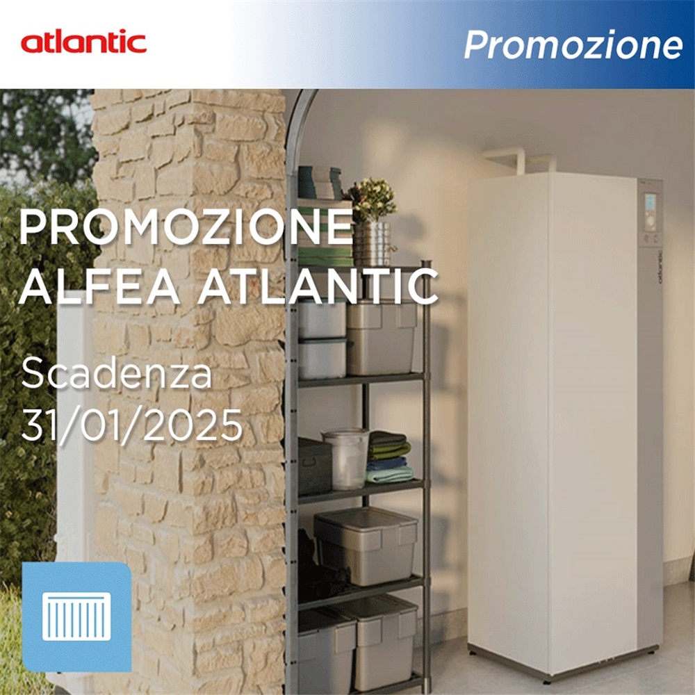 Riscalda il tuo inverno: promozione sulle pompe di calore Alfea Atlantic! 