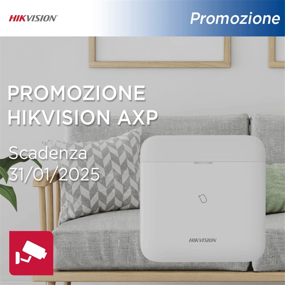 Sicurezza e innovazione: promozione sulla gamma AXP di Hikvision!