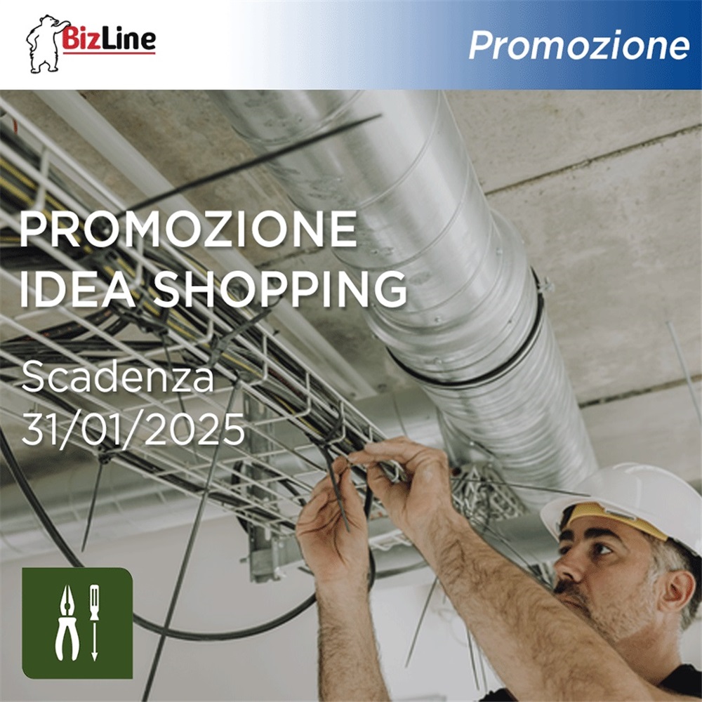 Acquista le fascette Bizline e ricevi dei buoni Idea Shopping