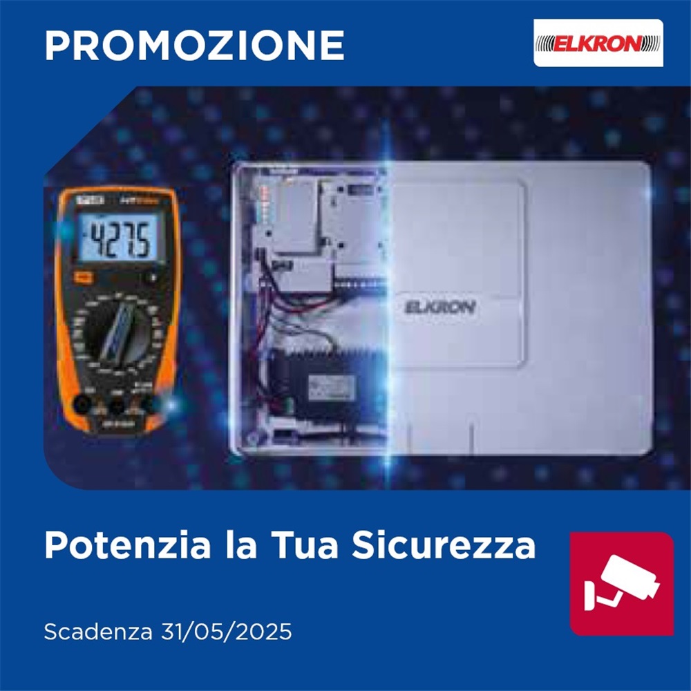 Promo Elkron: Potenzia la Tua Sicurezza e Ricevi un Multimetro in Omaggio!