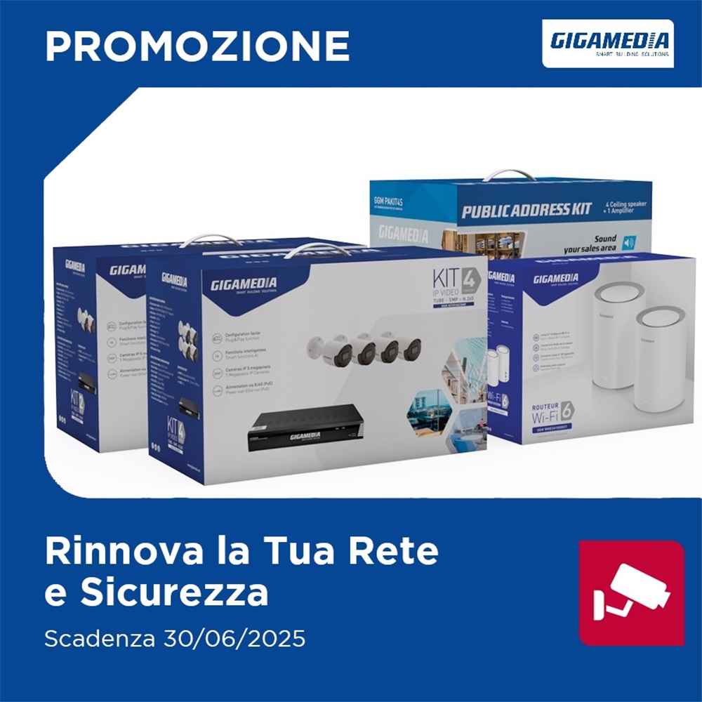 Rinnova la Tua Rete e Sicurezza: Gigadays Gigamedia 