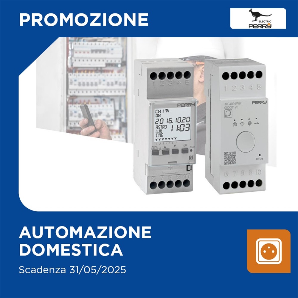 Promozione PERRY: Automazione Domestica Intelligente Fino al 31 Maggio!