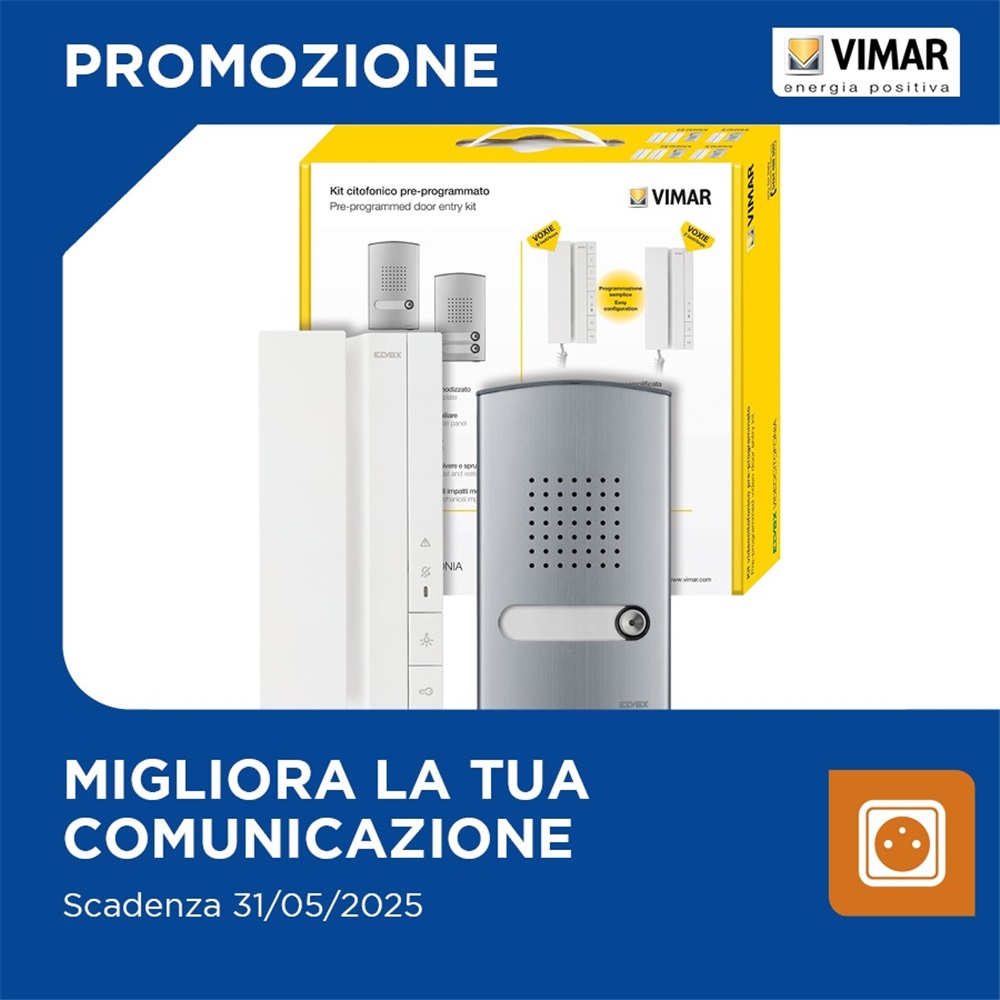 Migliora la Tua Comunicazione: Promozione Vimar Videocitofoni!