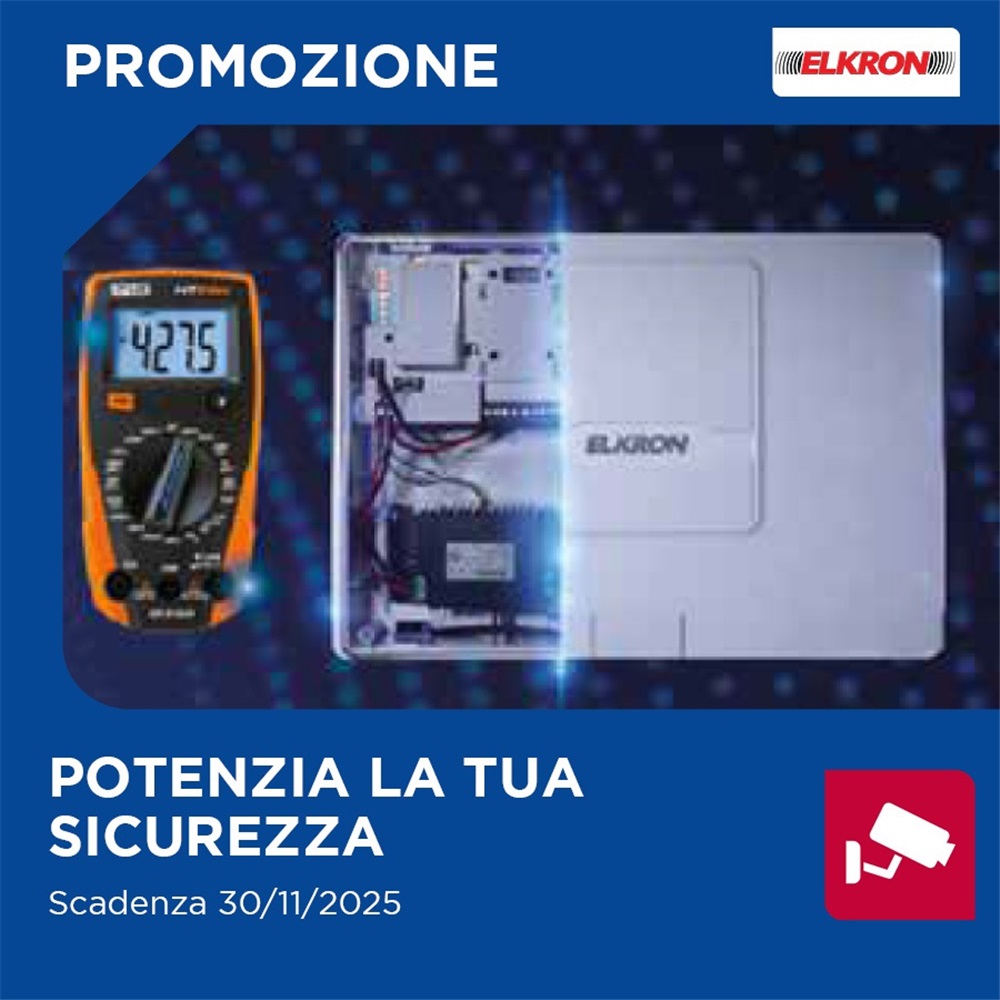 Promo Elkron: Potenzia la Tua Sicurezza e Ricevi un Multimetro in Omaggio!