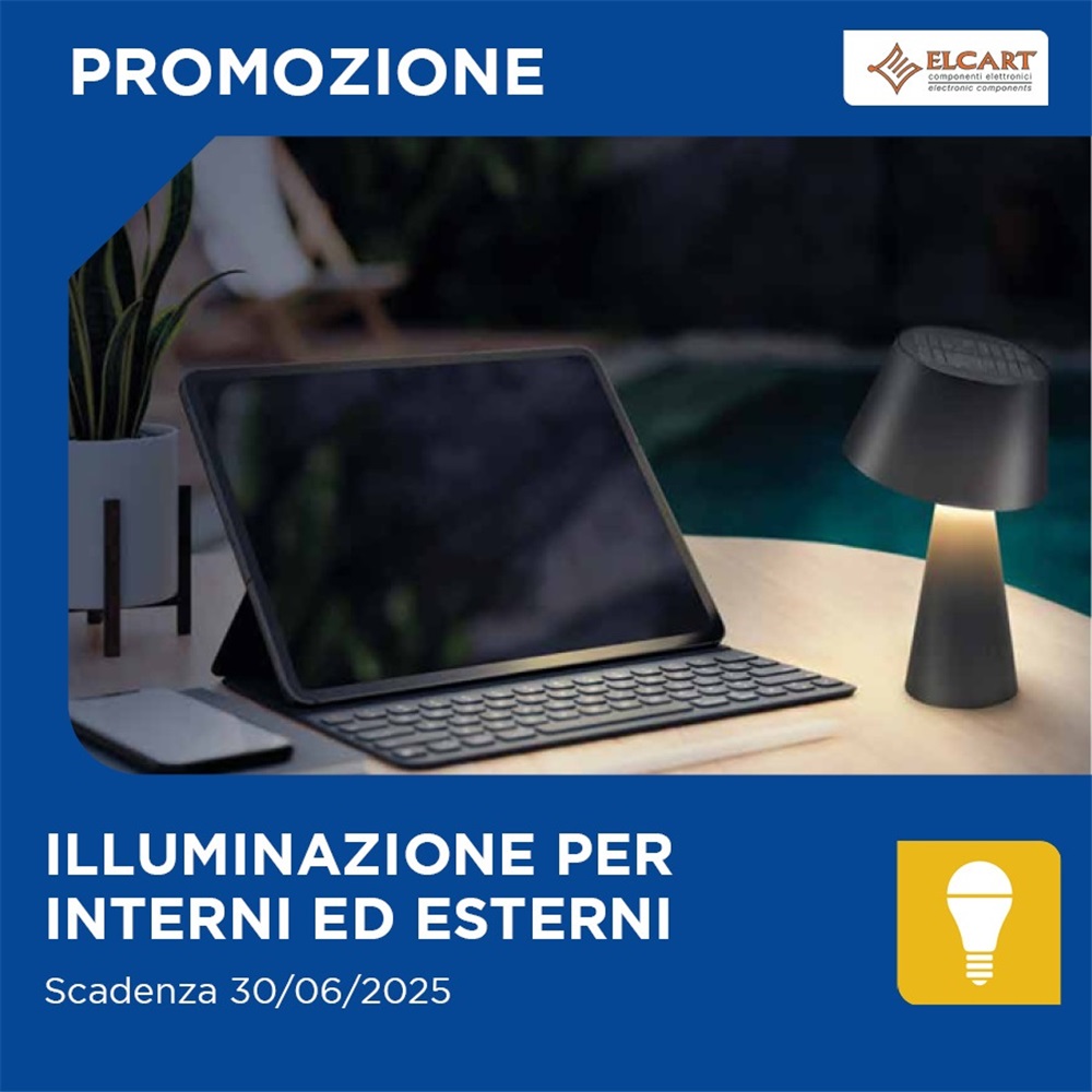 Offerta Elcart: Illuminazione LED per Interni ed Esterni!