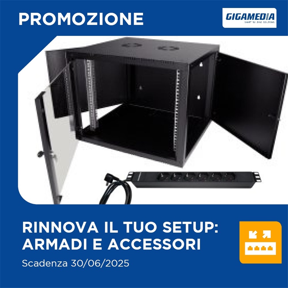 Rinnova il Tuo Setup con la Promo Gigamendia su Armadi e Accessori