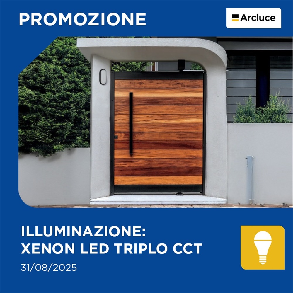 Promo Arcluce XENON: Illuminazione LED Triplo CCT con Sensore