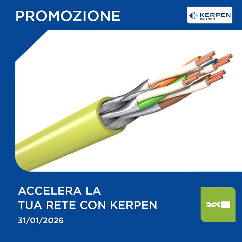 Accelera la tua rete — Cavo Kerpen con guaina, prestazioni professionali