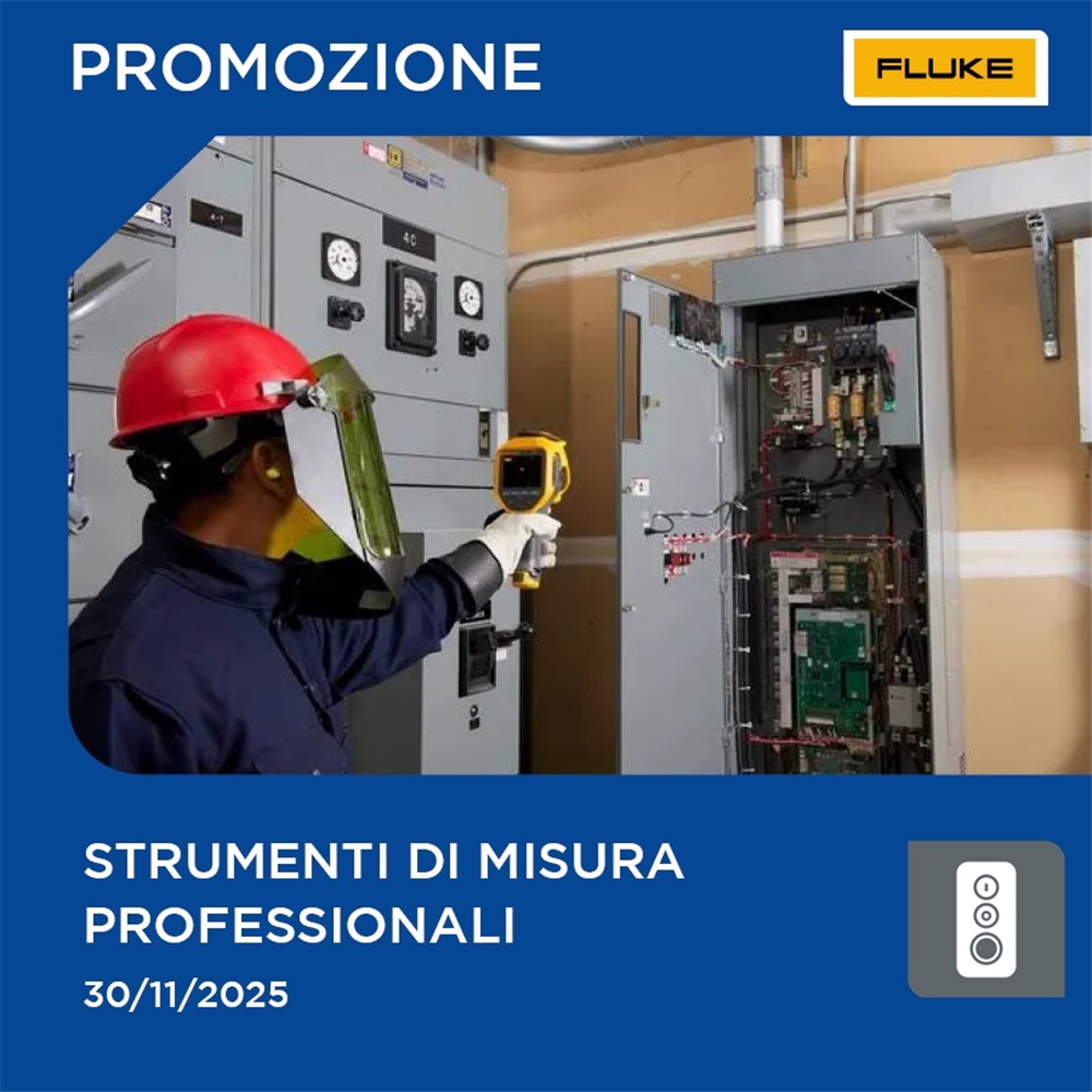 Fluke - Promozione sugli strumenti di misura professionali