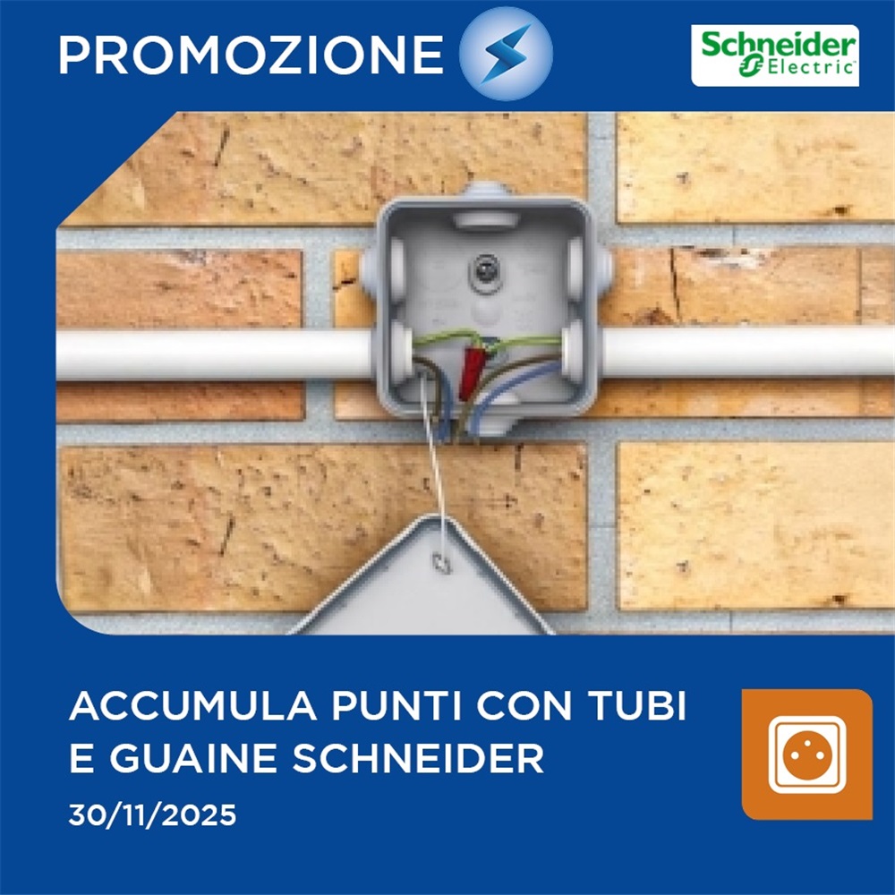 Guadagna punti Rexel Club con i tubi e le guaine Schneider