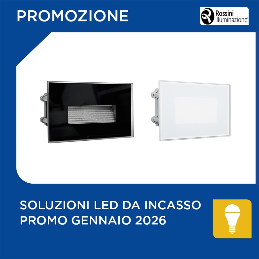 Rossini | Soluzioni led da incasso promo gennaio 2026