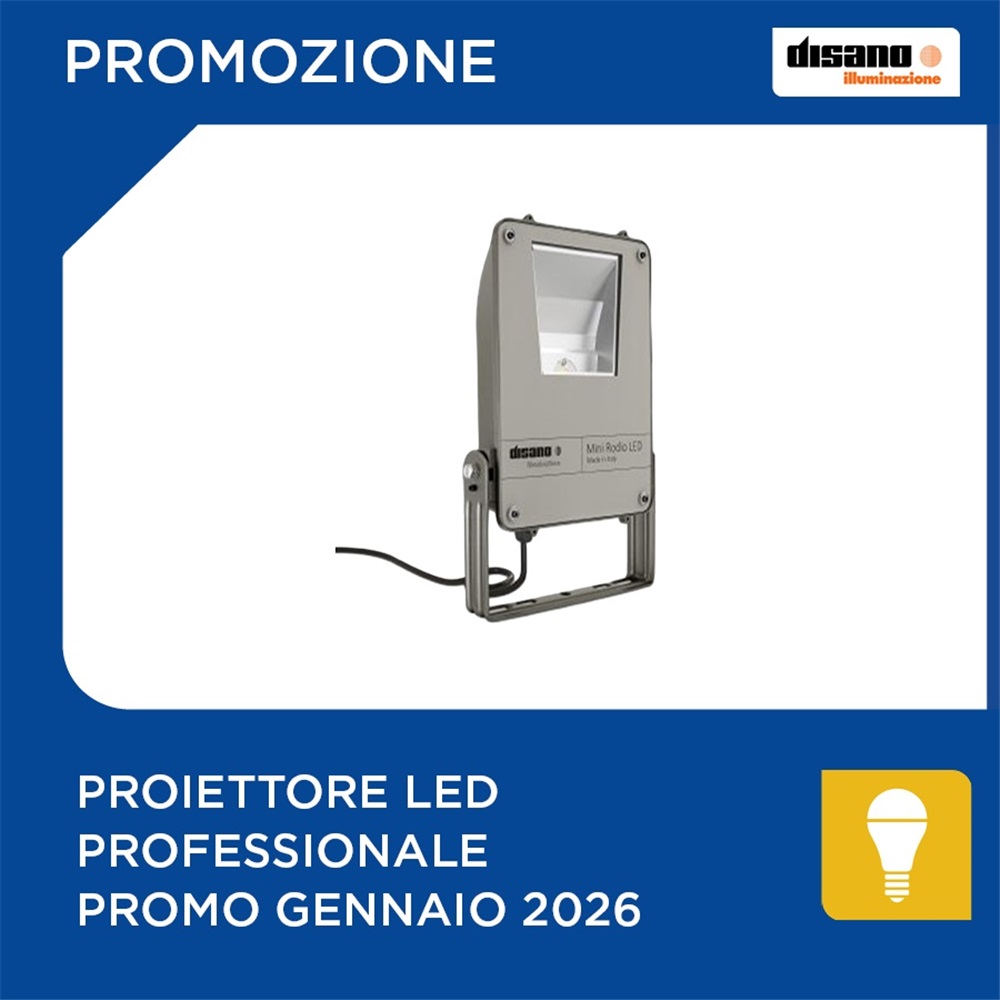Disano | Proiettore led professionale promo gennaio 2026