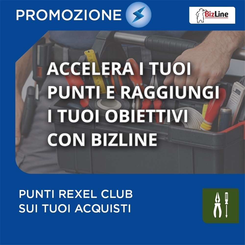 Bizline | Punti Rexel Club sui tuoi acquisti