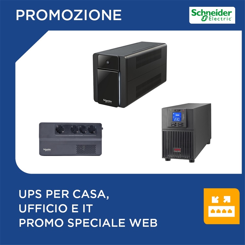 Schneider Electric | UPS per casa, ufficio e IT | promo speciale web