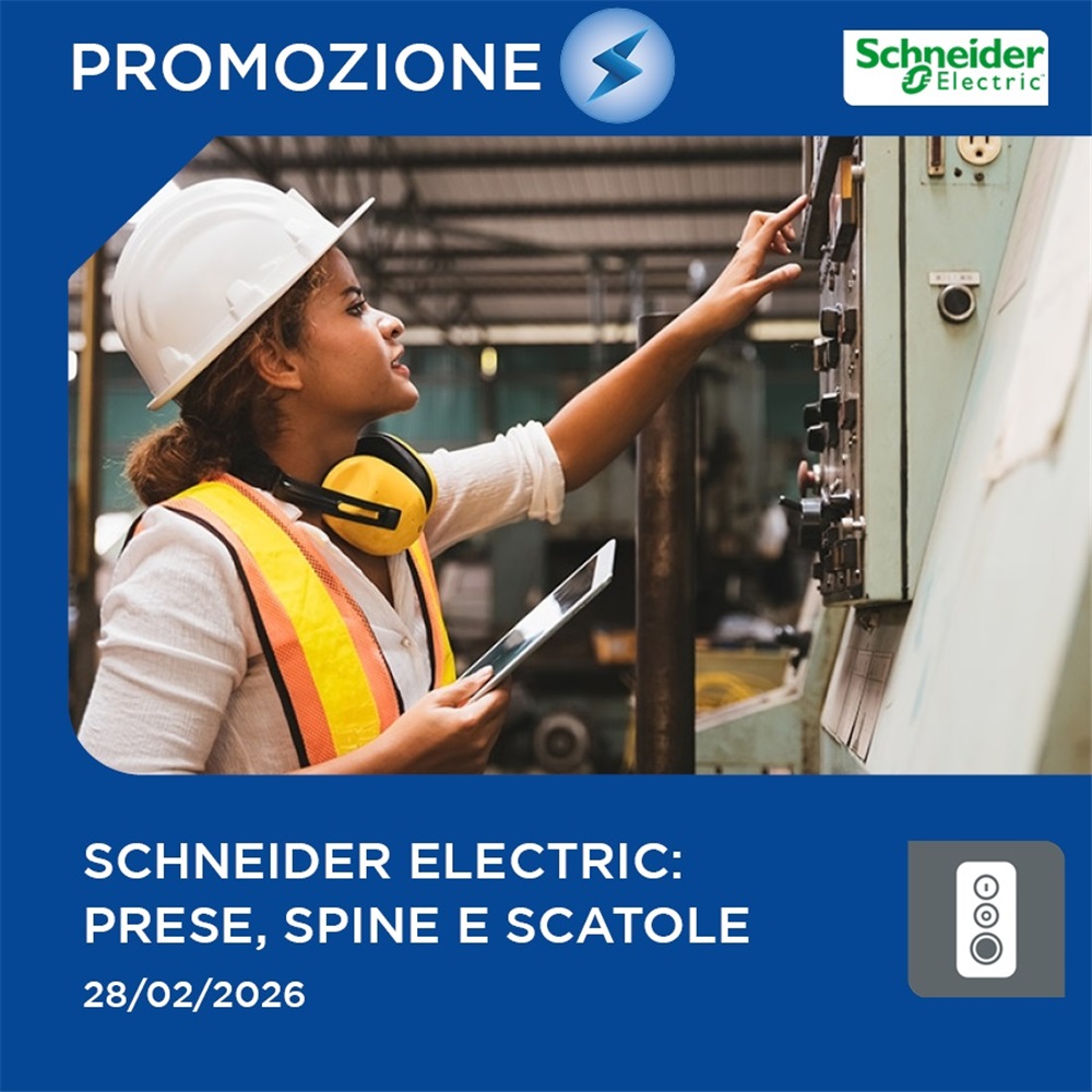 Schneider: Guadagna punti con le spine, le prese e le scatole