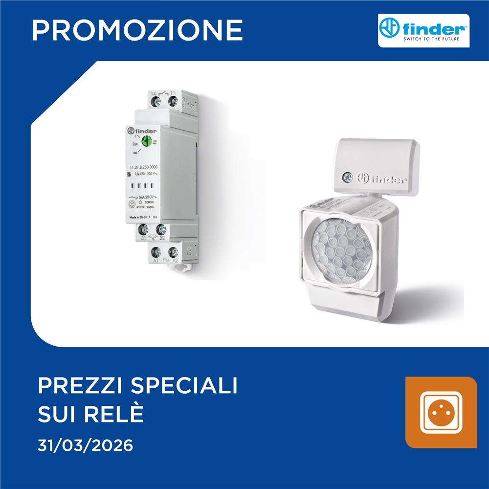 Promozione sui prodotti per la termoregolazione Finder