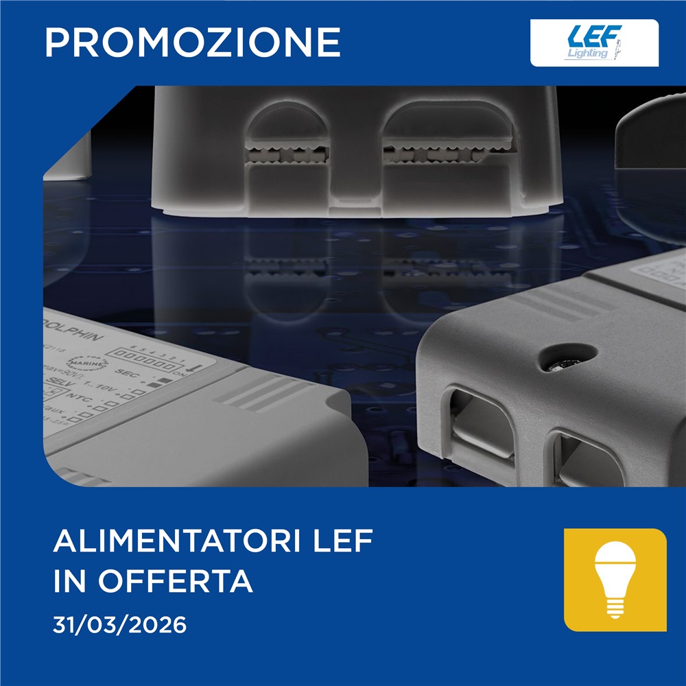 Alimentatori LED LEF in promozione!