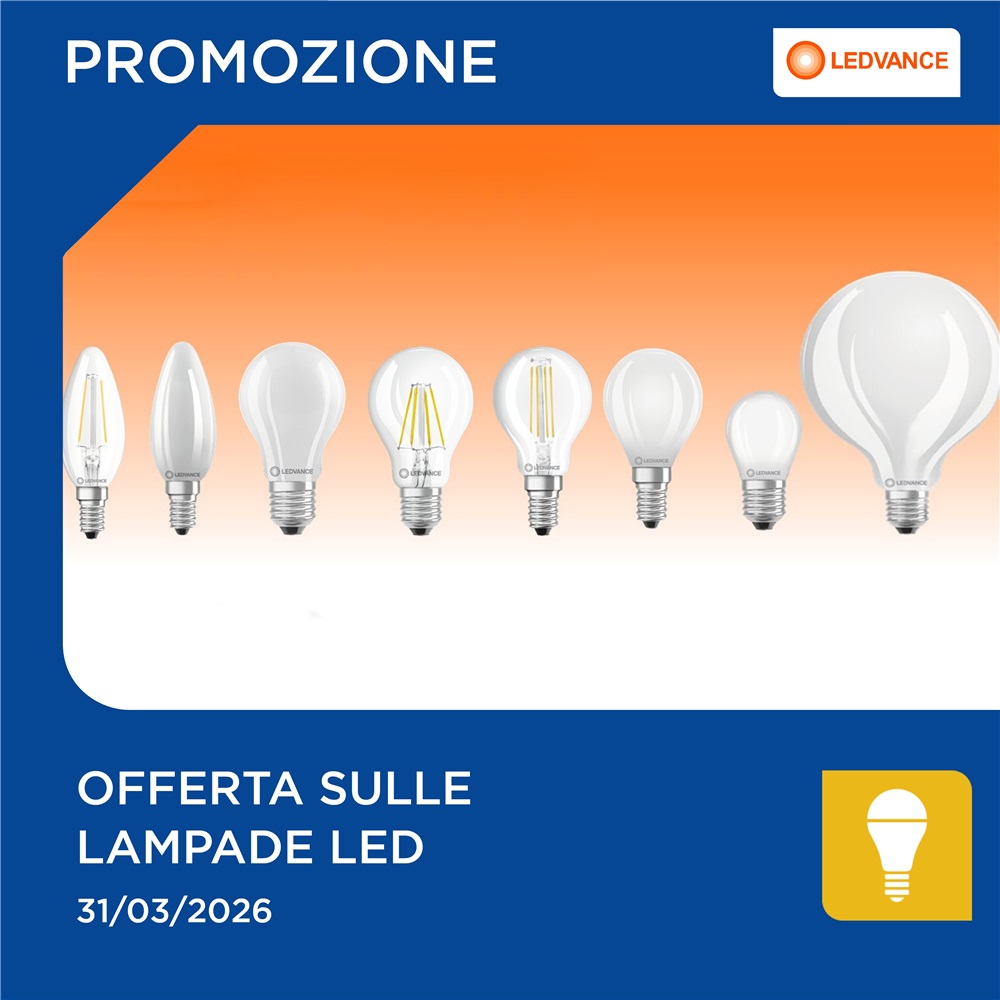 Campagna Ledvance: Prezzi speciali sulle lampade LED