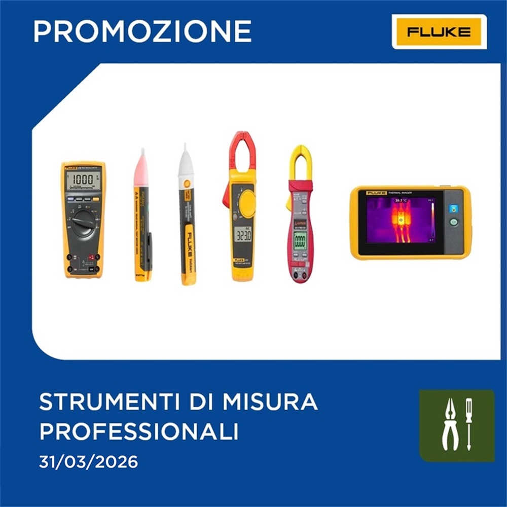 Prezzi speciali sugli strumenti di misurazione Fluke