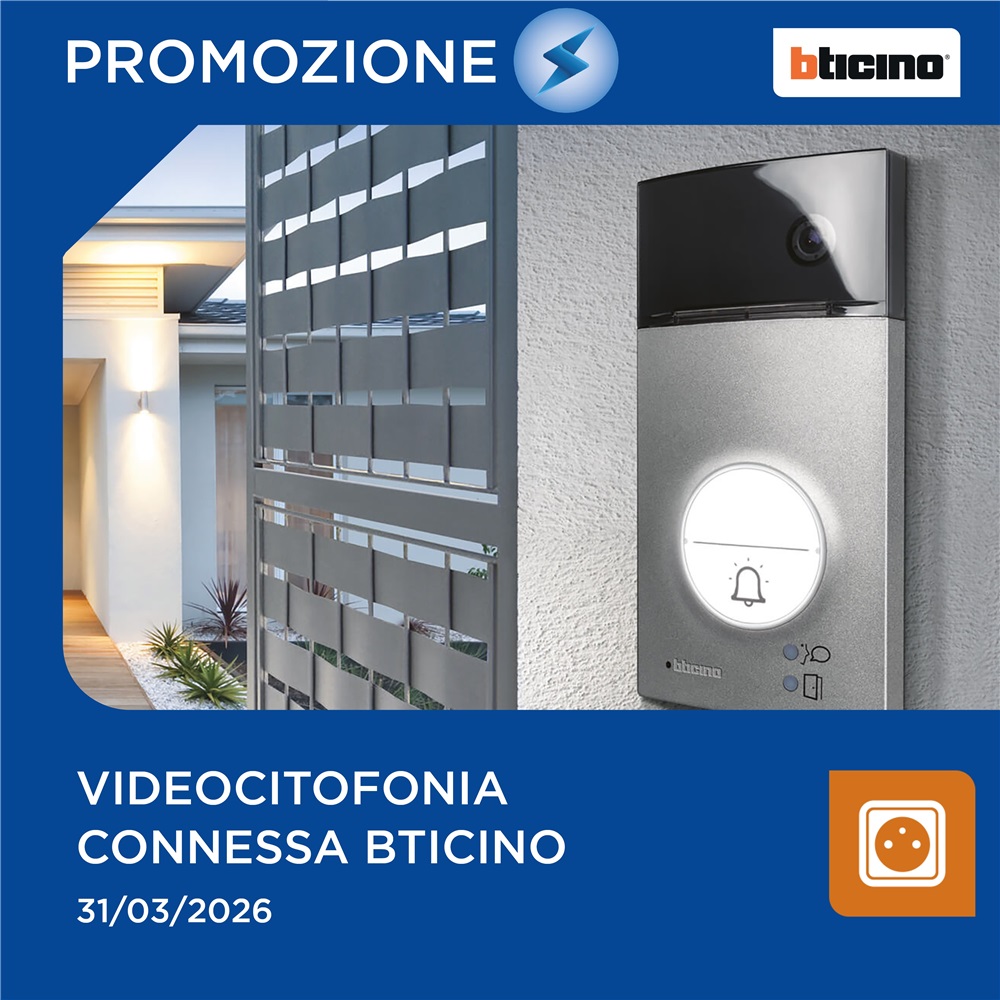 Guadagna punti Rexel Club con la videocitofonia Bticino