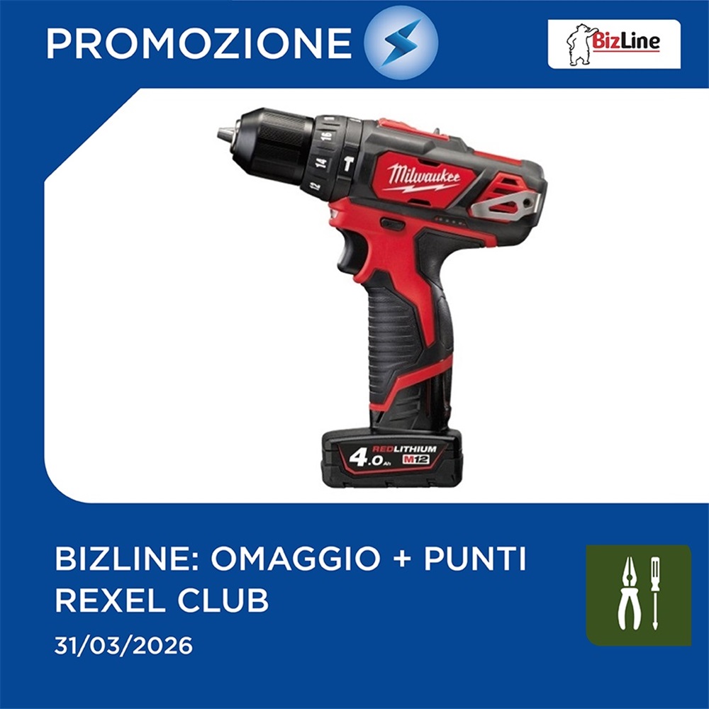 Promozione Bizline: Omaggio e punti Rexel Club