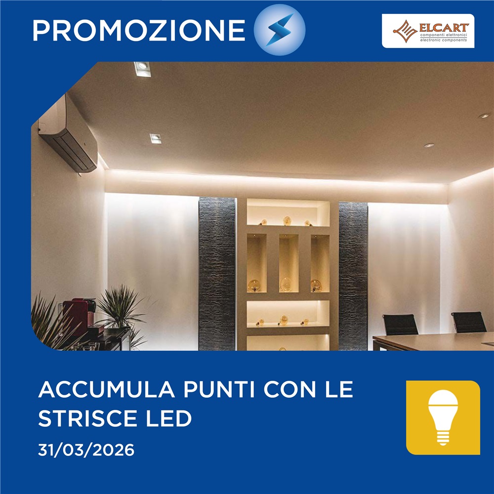 Accumula punti con le strisce led Elcart