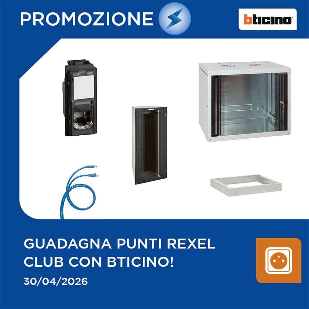 Guadagna punti Rexel club con BTICINO!